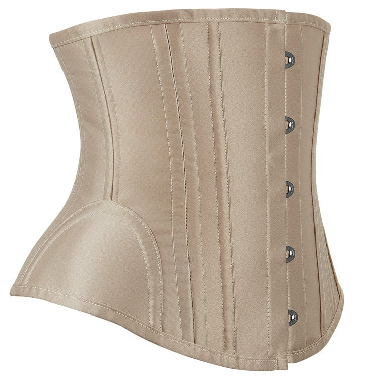 Kobine Women's Gothic Non-slip Faux Leather Overbust Corset