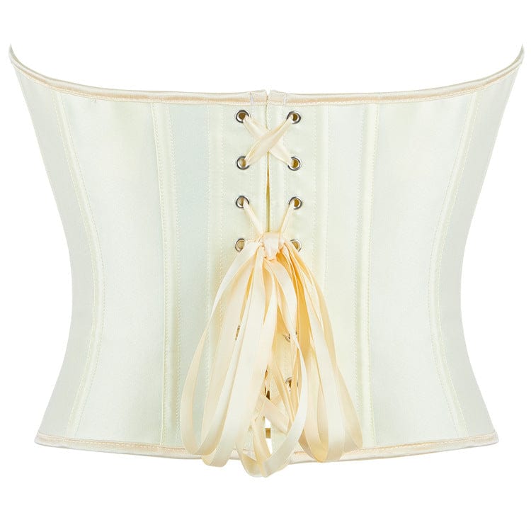 Kobine Women's Gothic Plunging Lace-up Overbust Corset