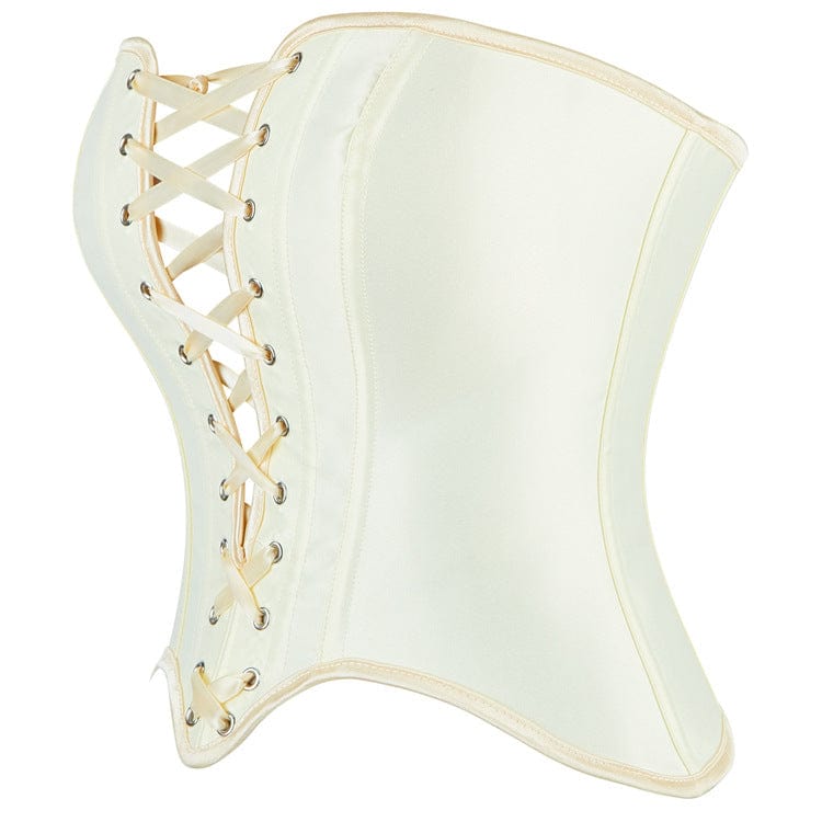 Kobine Women's Gothic Plunging Lace-up Overbust Corset