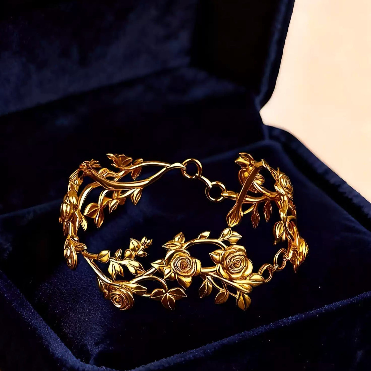 Kobine Women's Gothic Rose Branches Bracelet