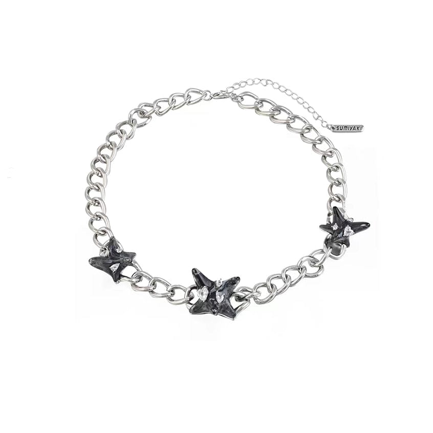 Kobine Women's Punk Star Necklace