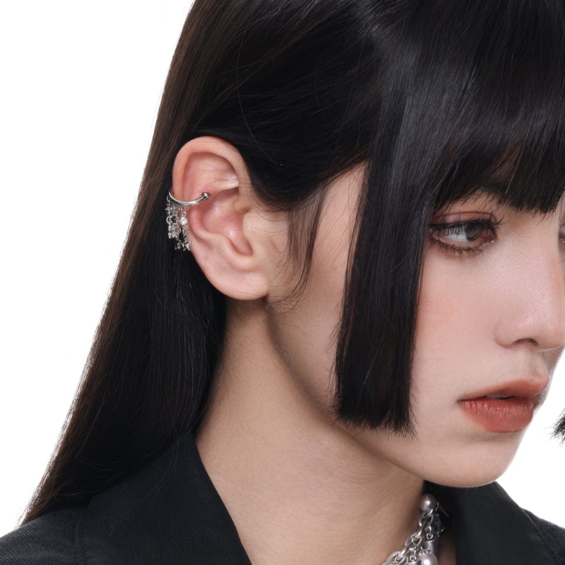 Kobine Women's Punk Star Tassel Earrings