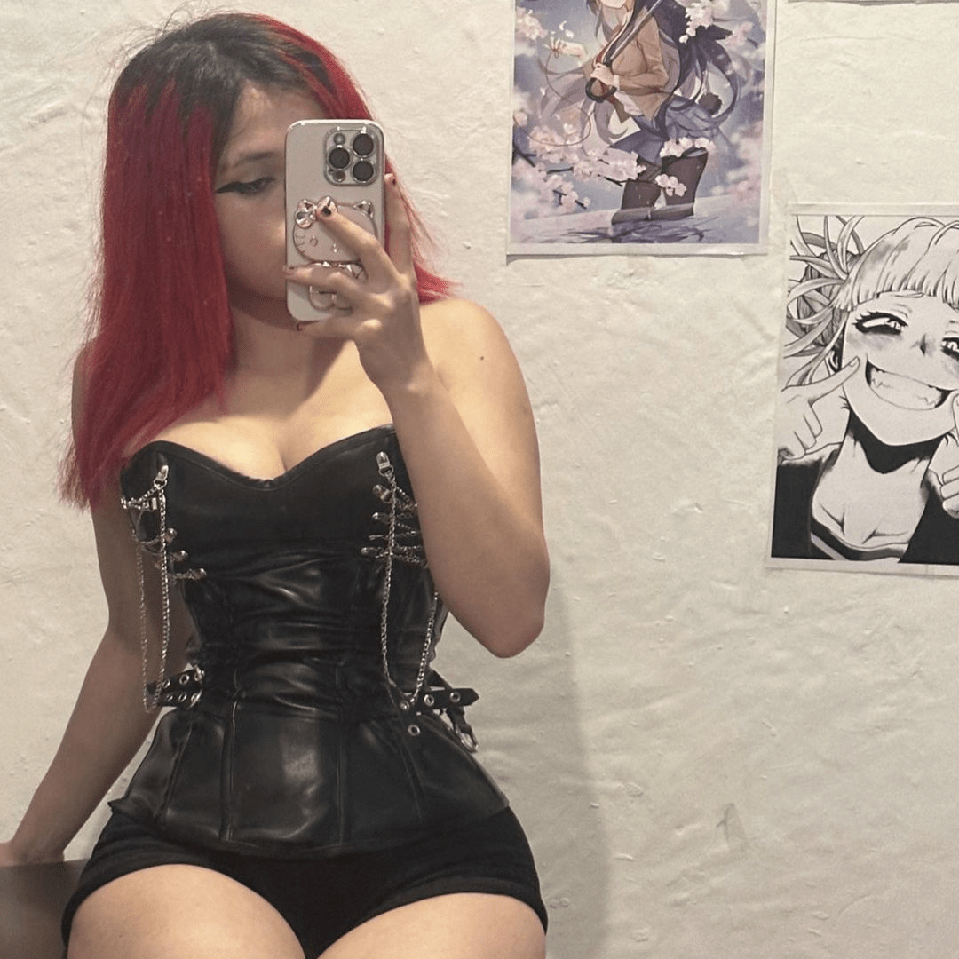 Kobine Women's Steampunk Multi-chain Overbust Corsets With T-back