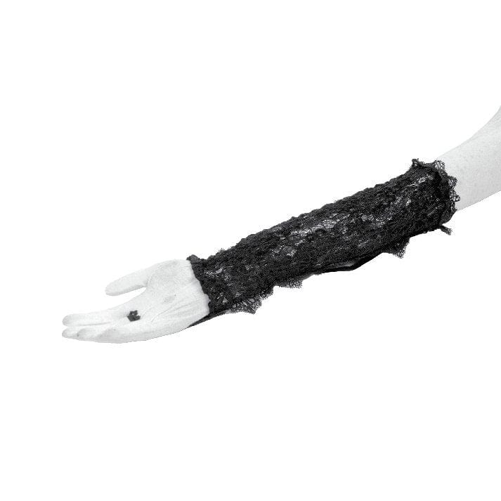 Punk Design Women's Gothic Lace-up Long Gloves