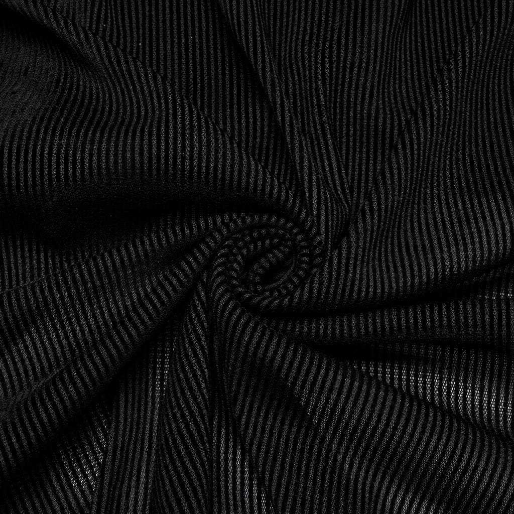 PUNK RAVE Men's Gothic Double-breasted Puff Sleeved Shirt Black