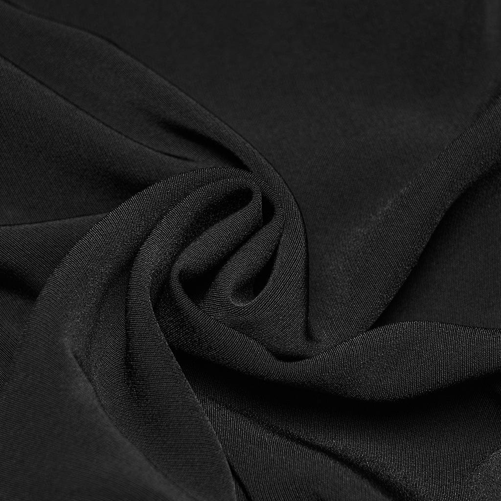 PUNK RAVE Men's Gothic Lace Embroidered Buckle-up Strap Pants