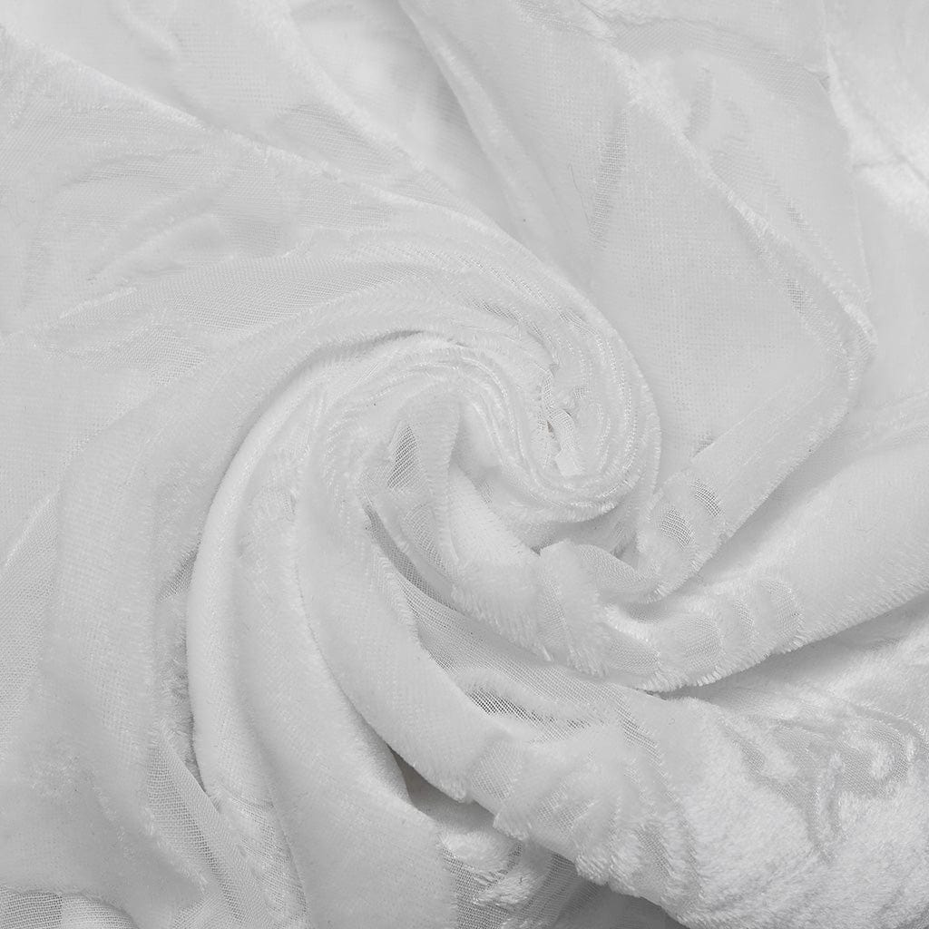 PUNK RAVE Men's Gothic Sheer Chomper Velvet Shirt