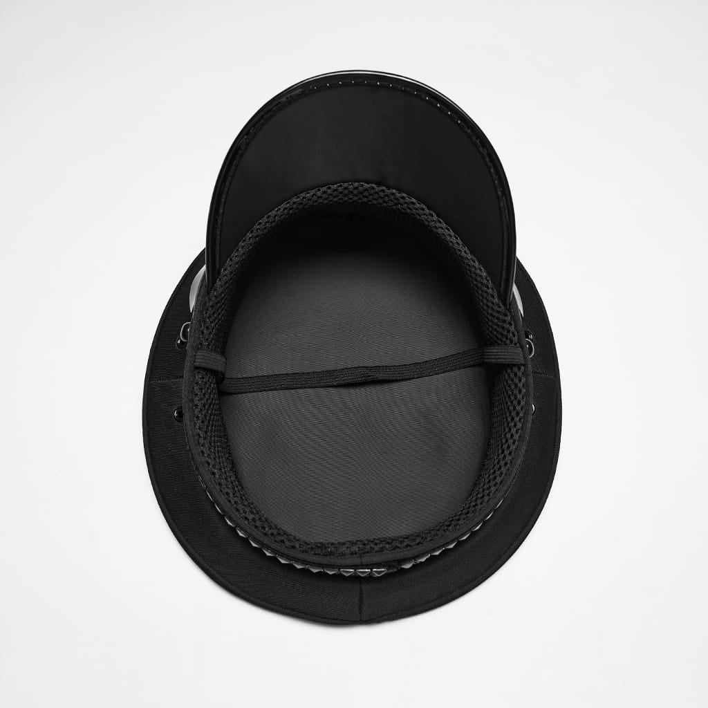 PUNK RAVE Men's Punk Rivet Eyelet Hat