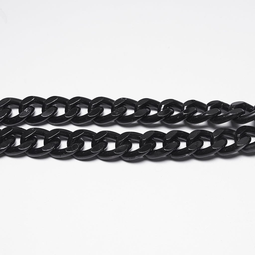 PUNK RAVE Men's Punk Rivets Chain Harness