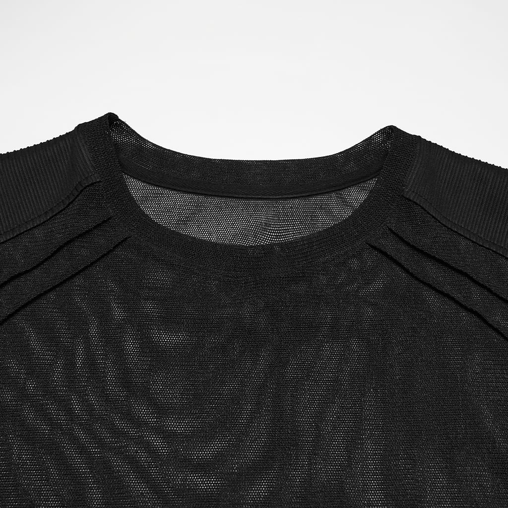 PUNK RAVE Men's Punk Sheer Shirt