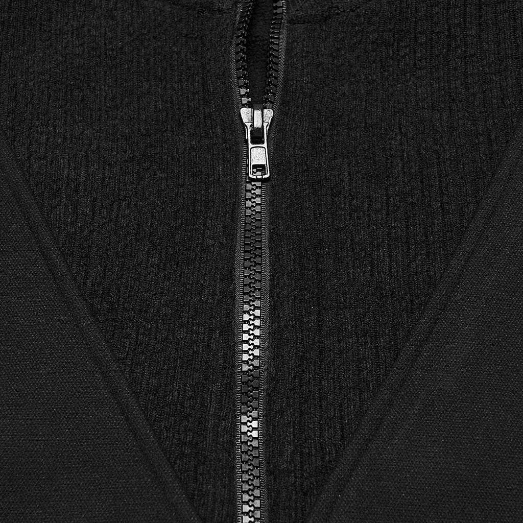 PUNK RAVE Men's Punk Stand Collar Zip‑up Eyelet Jacket