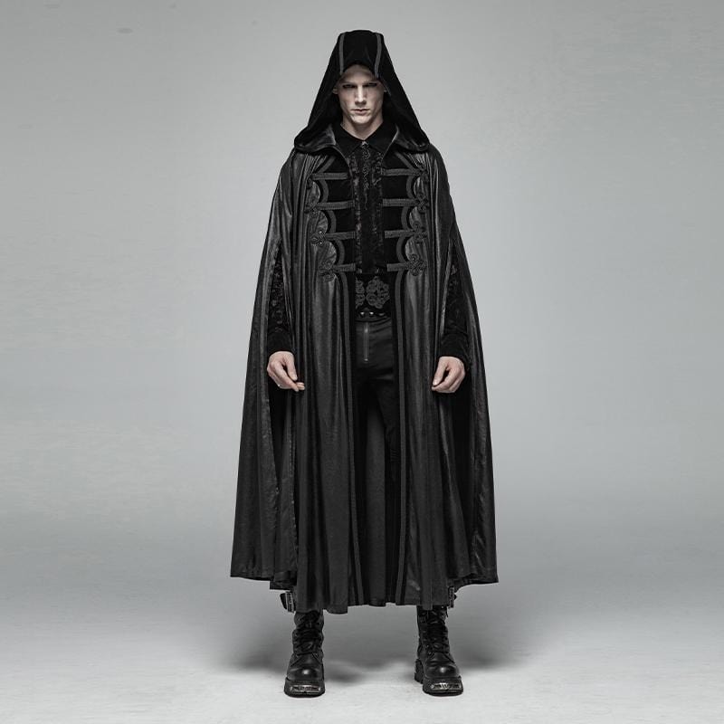 PUNK RAVE Men's Victorian Goth Cloak