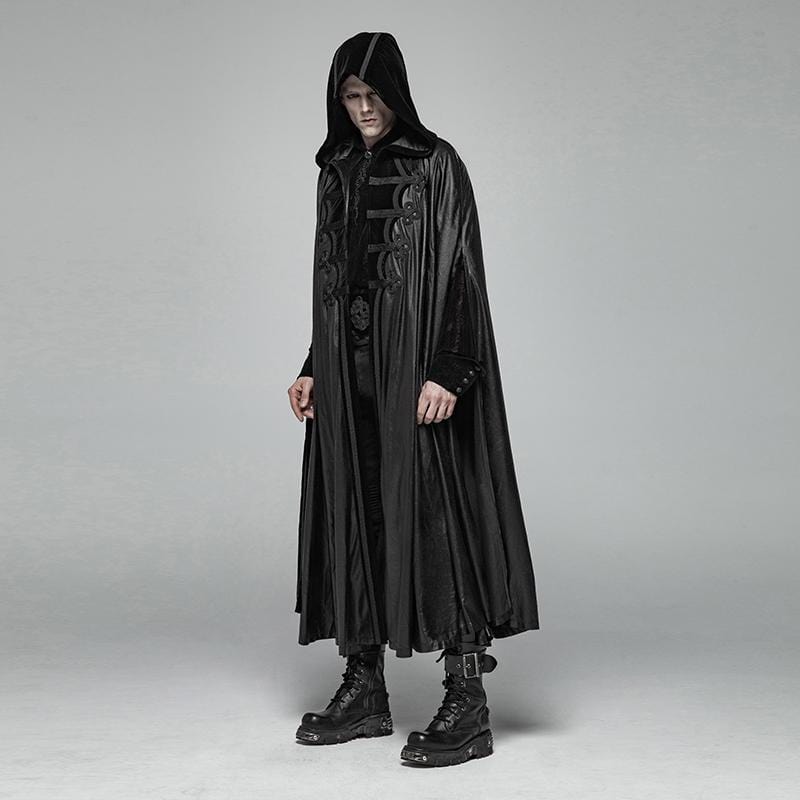 PUNK RAVE Men's Victorian Goth Cloak