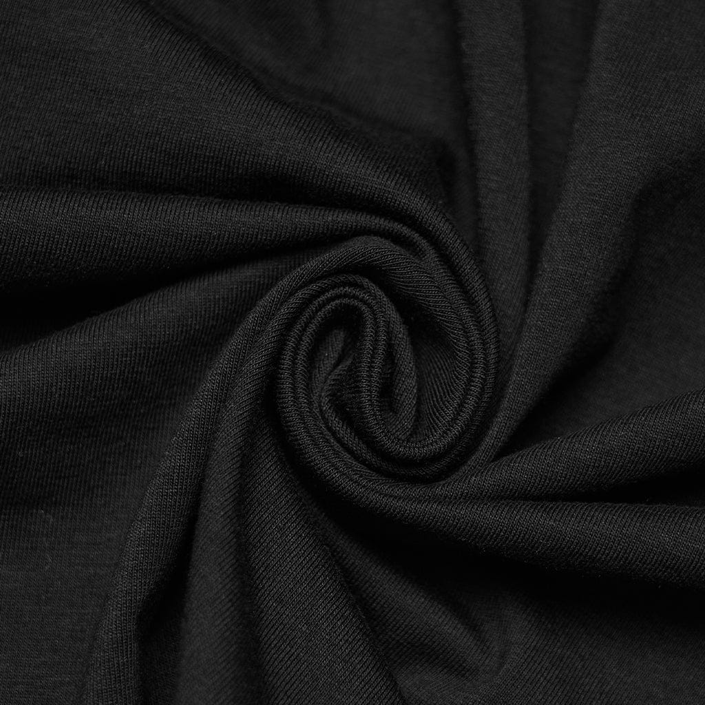 PUNK RAVE Women's Gothic Mesh Sheer Cutout Short Dress