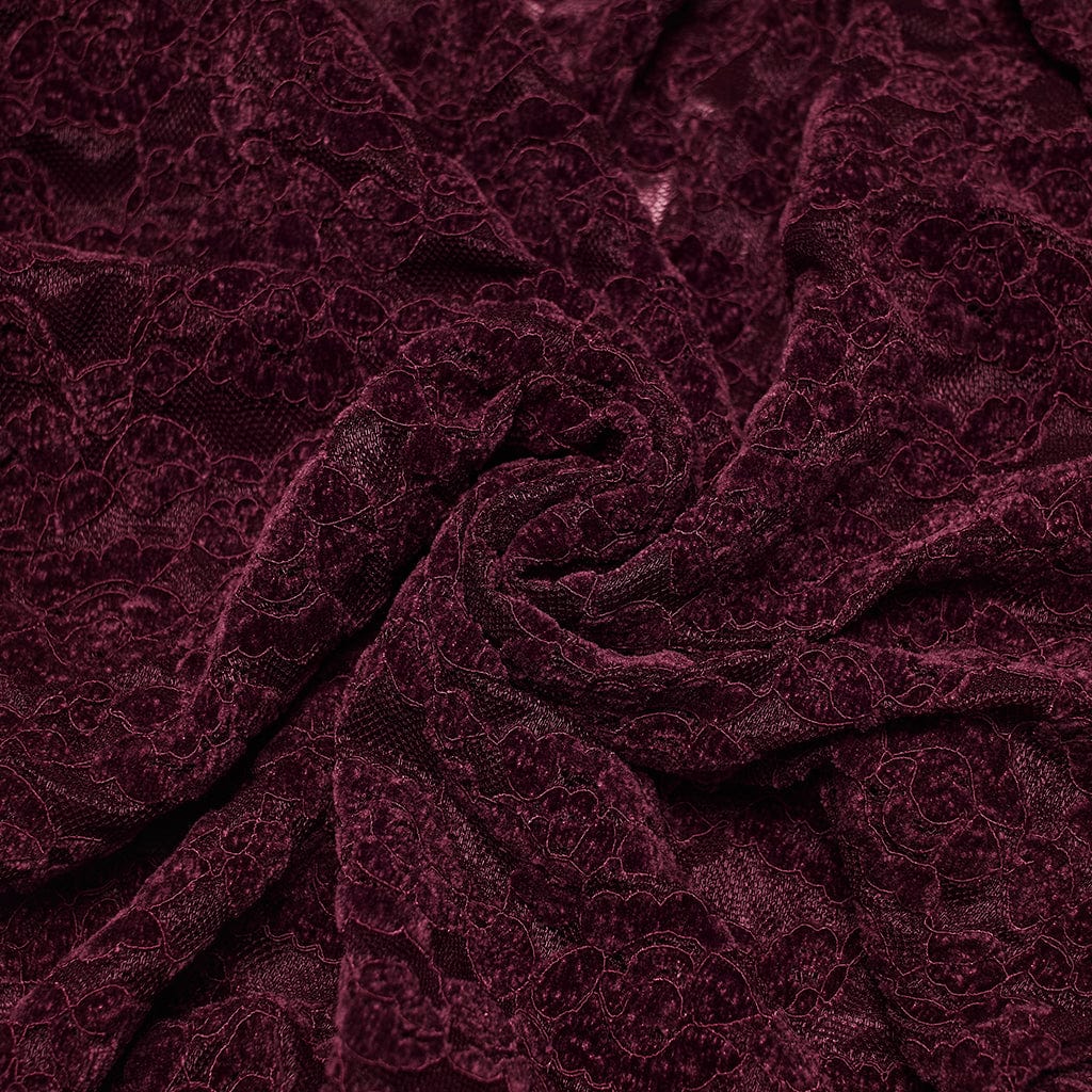 PUNK RAVE Women's Gothic Plunging Sheer Lace Shirt Red