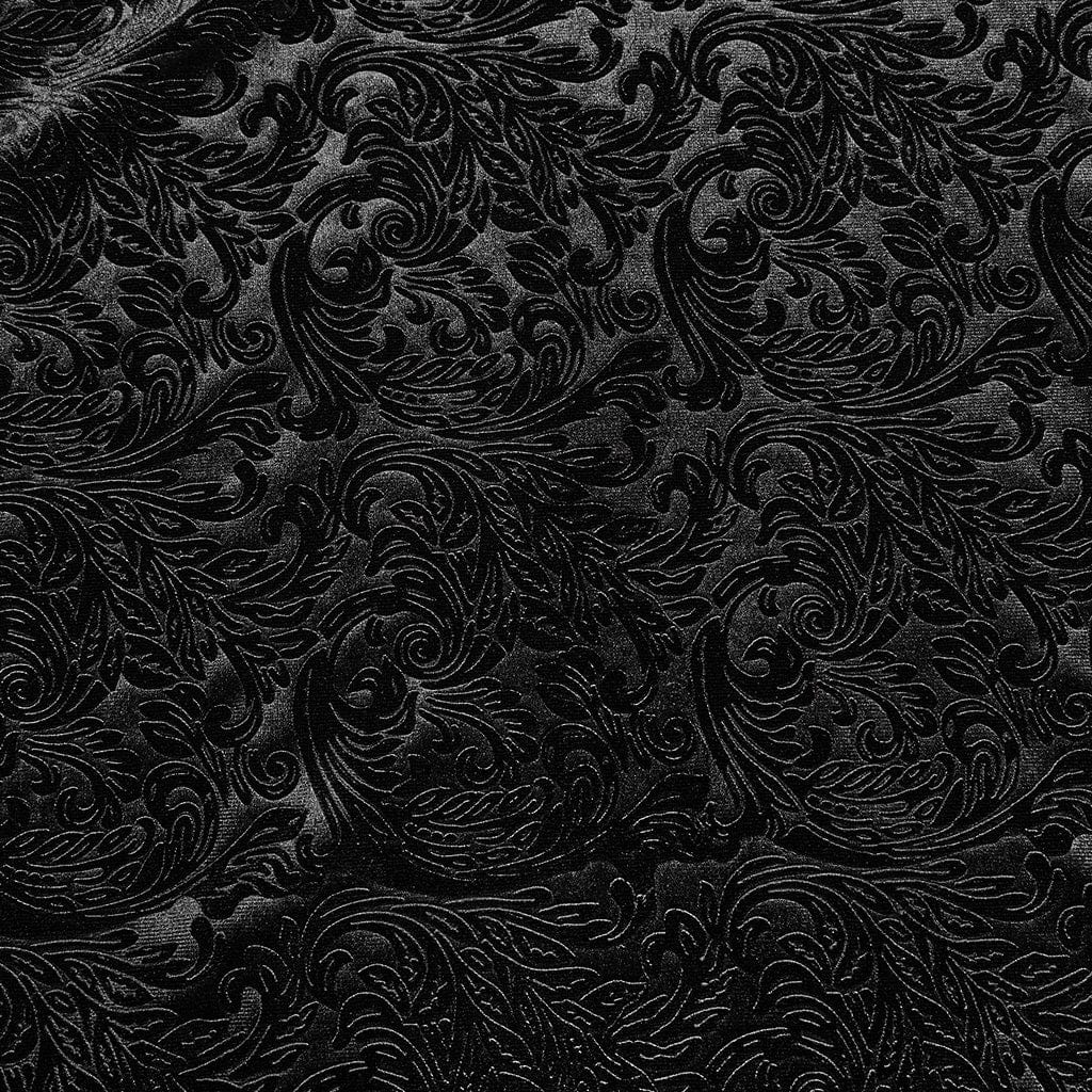 PUNK RAVE Women's Gothic Strappy Jacquard Flared Pants