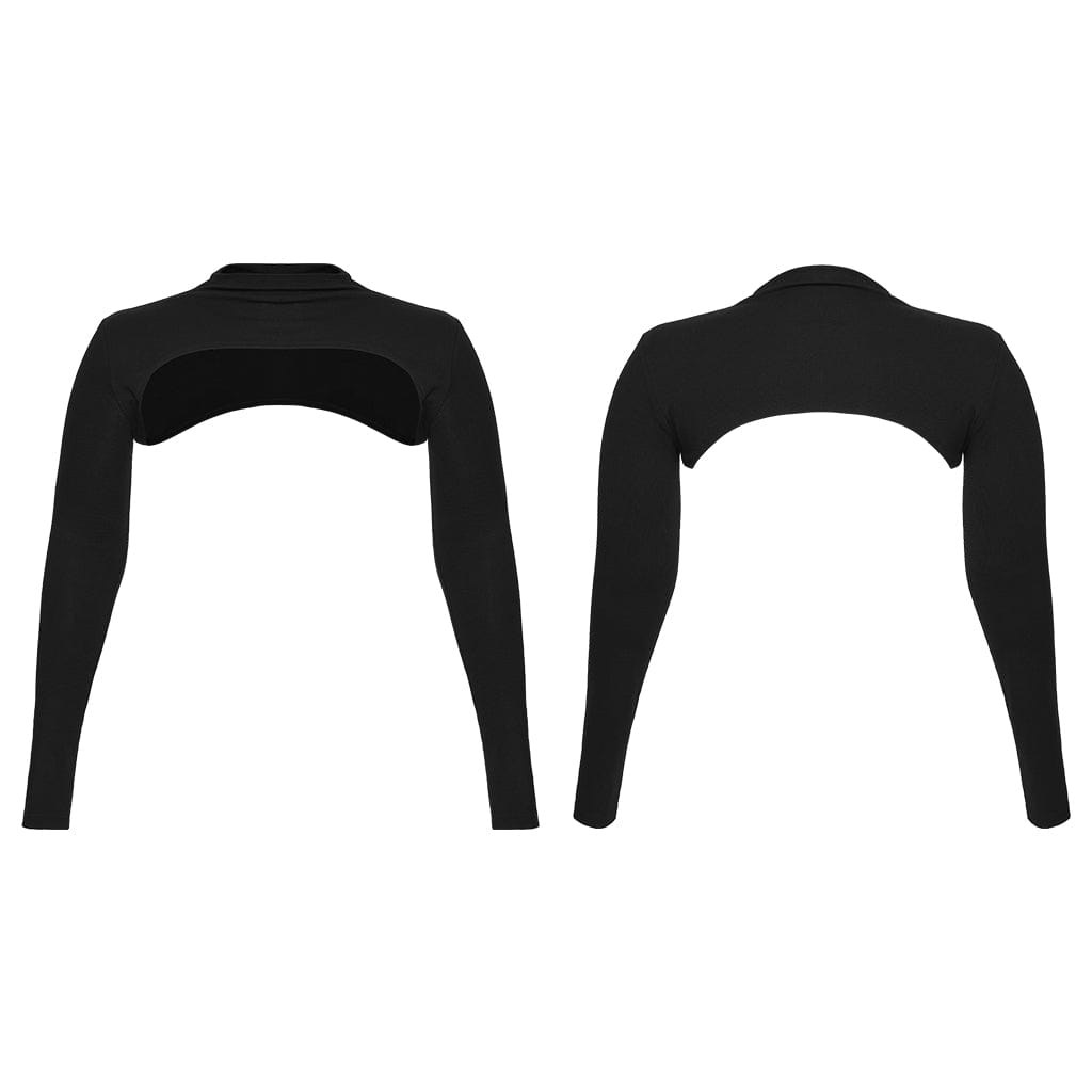 PUNK RAVE Women's Plus Size Punk Solid Color Cape