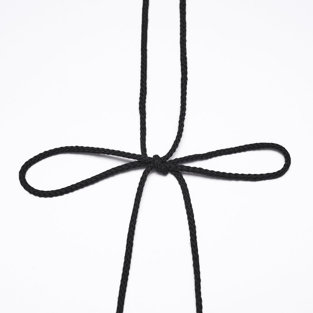 PUNK RAVE Women's Punk Ripped Sheer Bustier