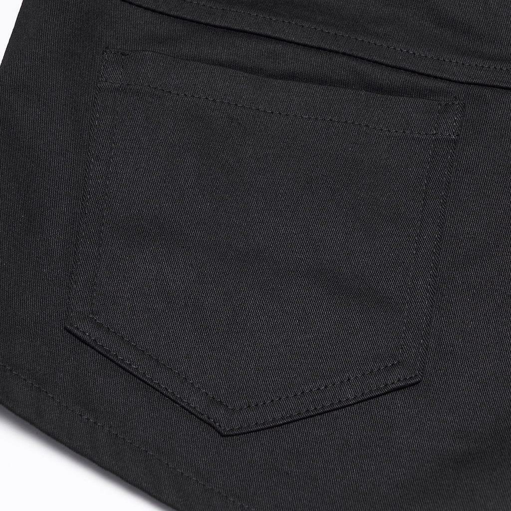 PUNK RAVE Women's Punk Rivets Multi-zippered Shorts