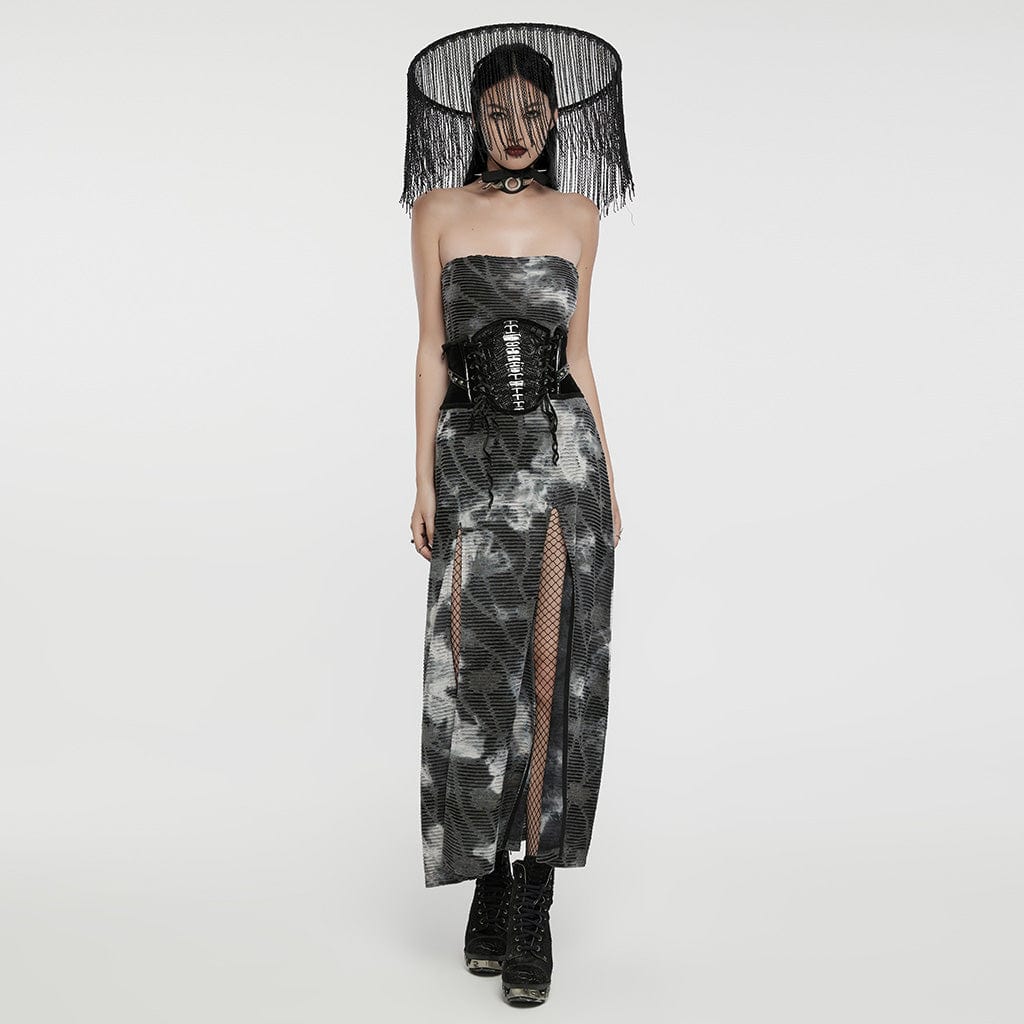 PUNK RAVE Women's Punk Tassels Hat