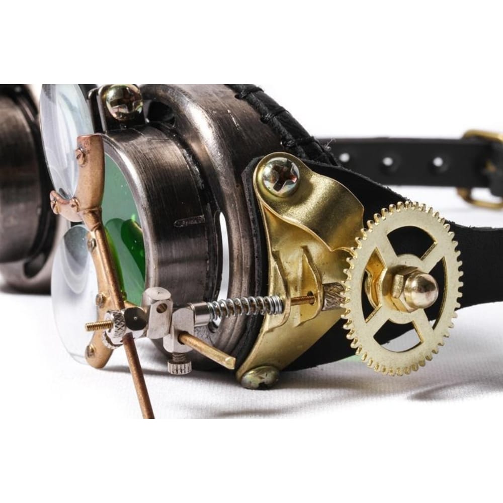 RQ-BL Women's Steampunk Gear Buckle Goggle