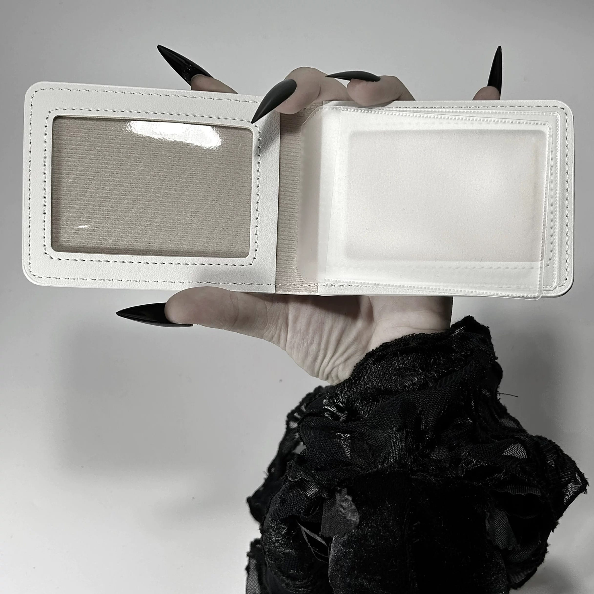 Vukora Unisex Gothic Skull Angel Printed Card Bag