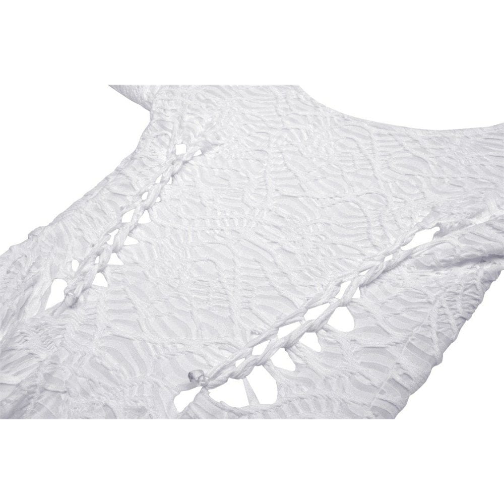 Darkinlove Women's Gothic Cutout Irregular Dress