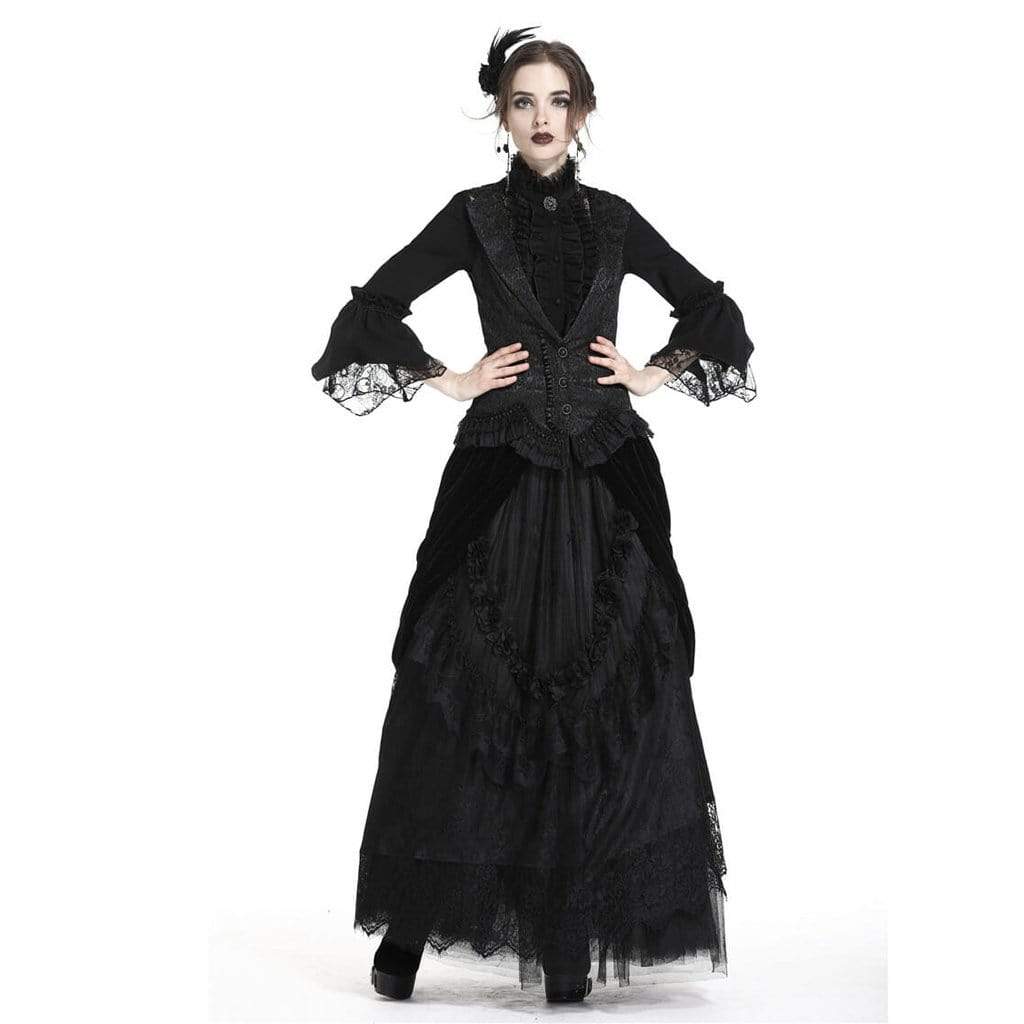 Women's Vintage Goth Vest