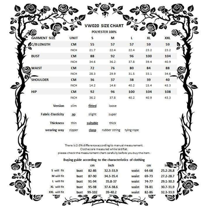 Women's Vintage Goth Vest