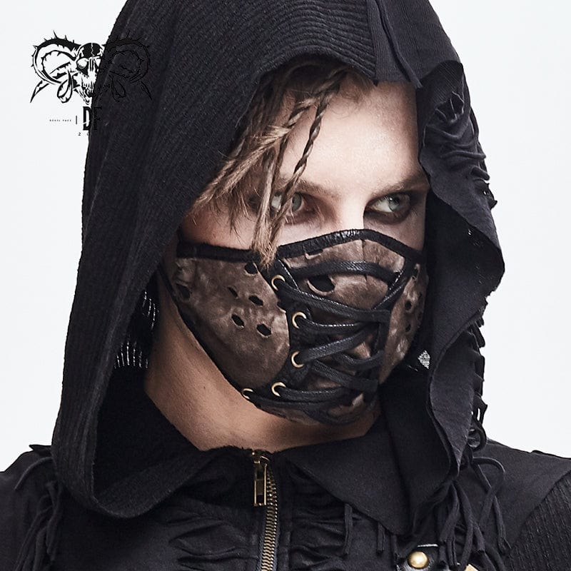 DEVIL FASHION Unisex Gothic Tie-dye Mask