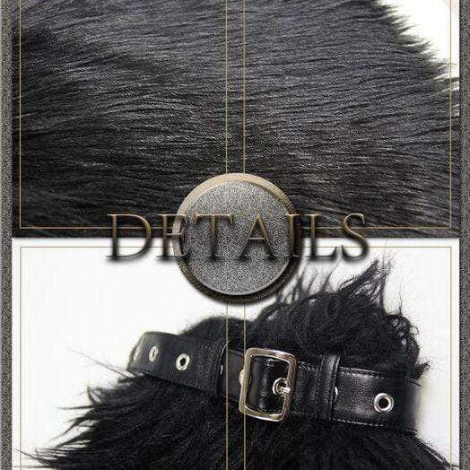 DEVIL FASHION Women's Faux Fur Leg Warmer