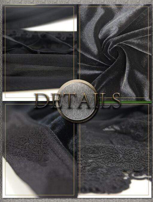 DEVIL FASHION Women's Goth Floral Lace Sheer Bell-bottoms