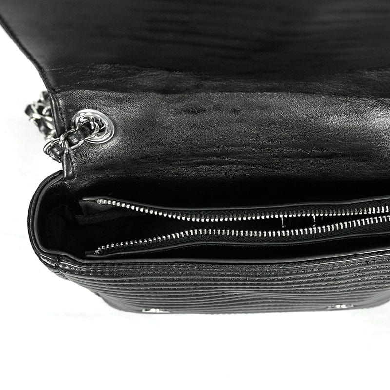 DEVIL FASHION Women's Gothic Turn-down Collar Nailed Bag