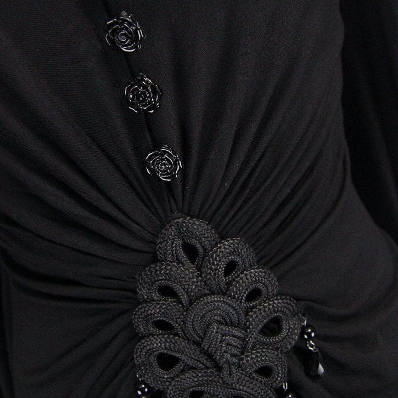 DEVIL FASHION Women's Long Goth Gown