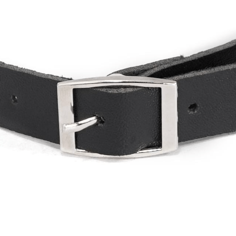 Women's Punk Black Spike Studded Neck Collar Choker