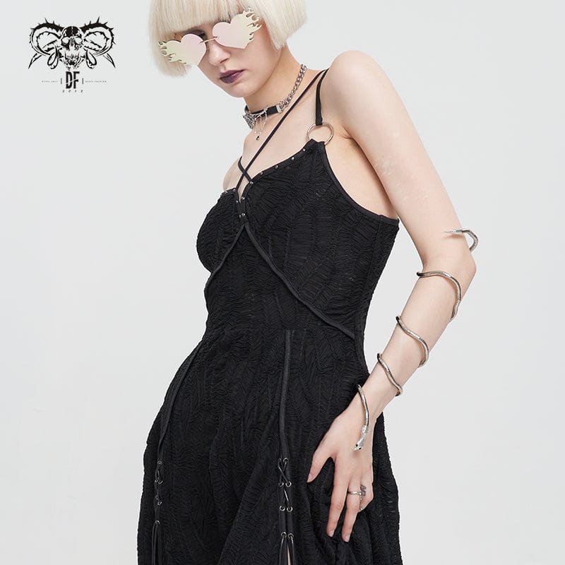 DEVIL FASHION Women's Punk Snake Metal Necklace