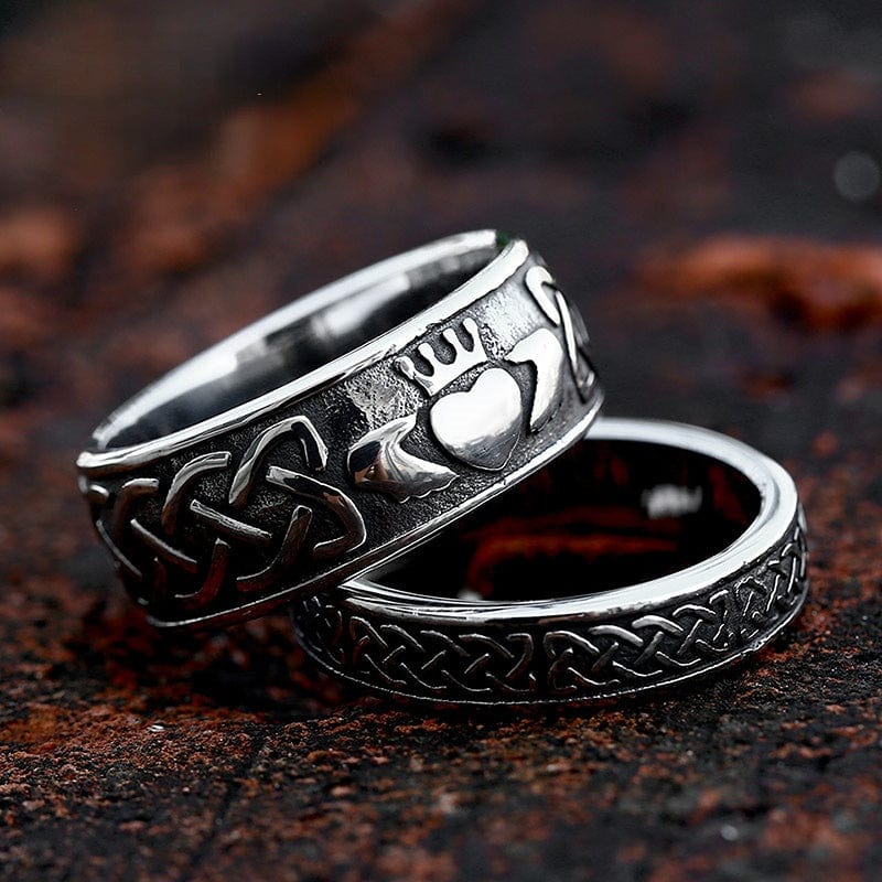Kobine Men's Punk Celtic Knot Ring