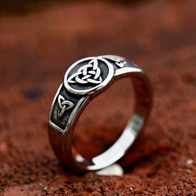 Kobine Men's Punk Celtic Knot Ring