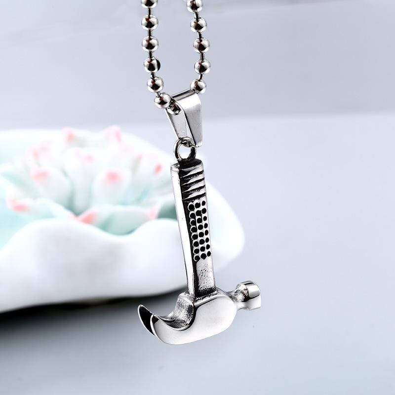 Men's Punk Hammer Necklace