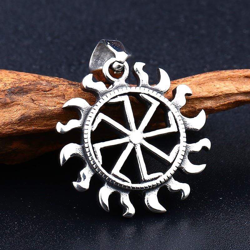 Men's Punk Hollow Sun Necklace