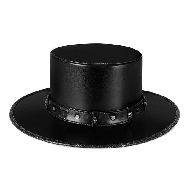 Kobine Men's Steampunk Rivet Splice Hat