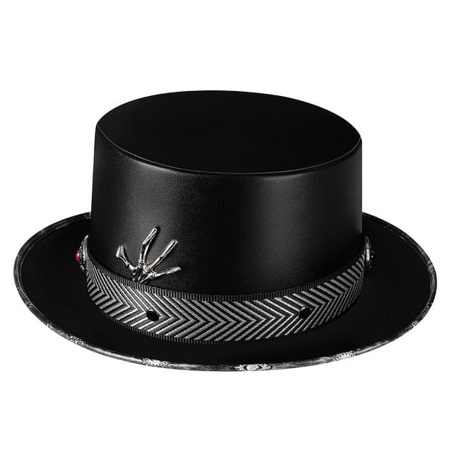 Kobine Men's Steampunk Skeleton Splice Hat