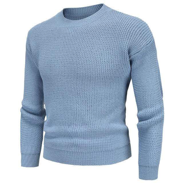 Men's Street Fashion Solid Color Sweater