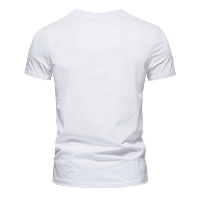Kobine Men's Street Fashion Tiger Slim Fitted Short Sleeved T-shirt