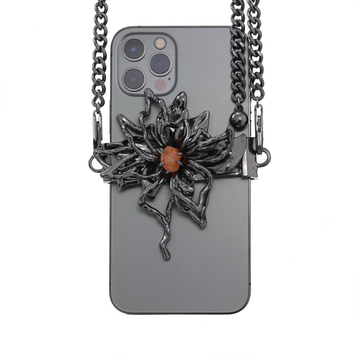 Kobine Punk Lotus Phone Case Chain