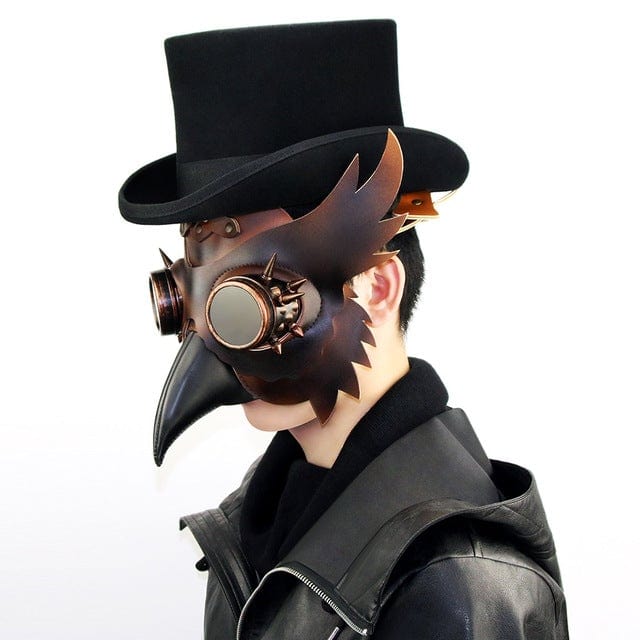 Kobine Steampunk Color Gradient Bird Mask