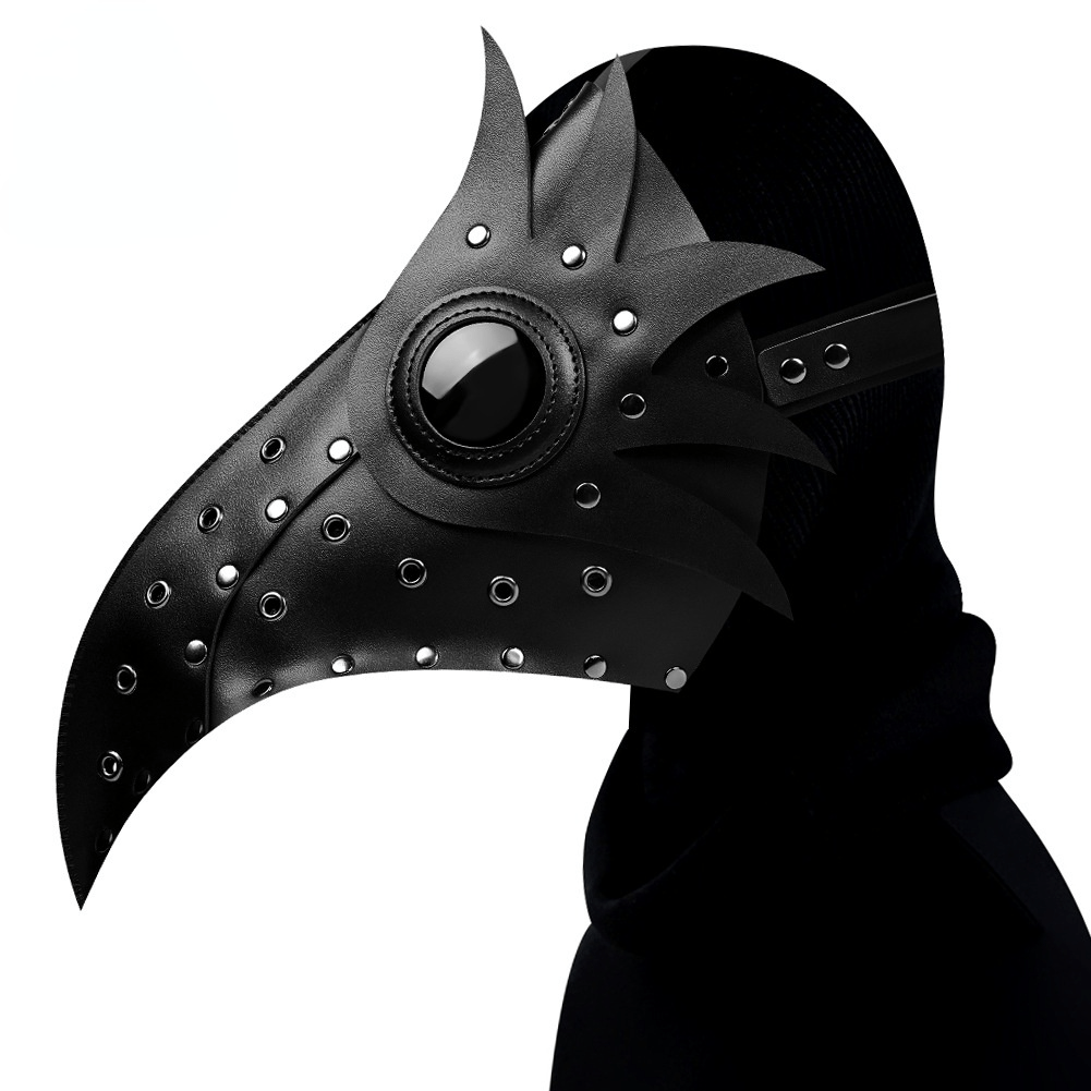 Kobine Steampunk Cutout Wing Beak Mask