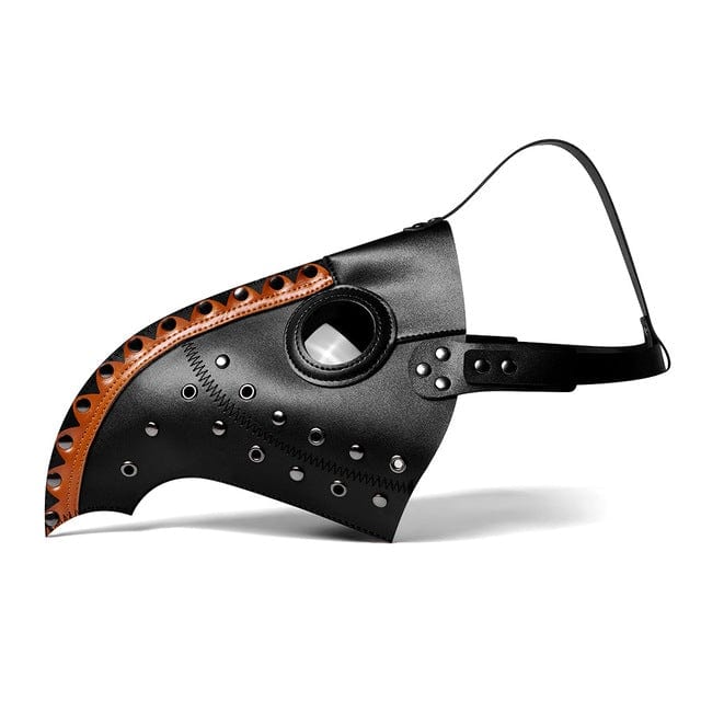 Kobine Steampunk Double Color Nailed Masquerade Mask