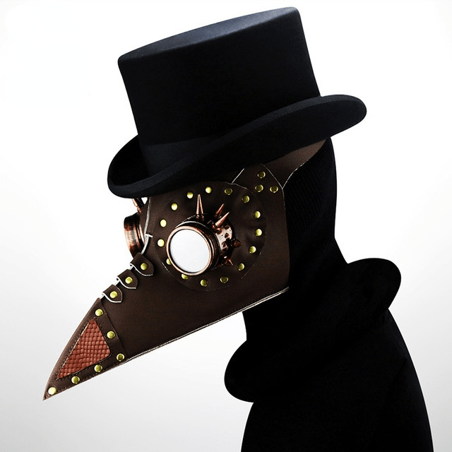 Kobine Steampunk Goggles Cosplay Beak Mask