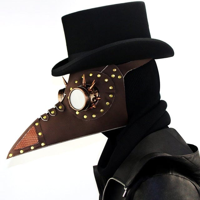 Kobine Steampunk Goggles Cosplay Beak Mask